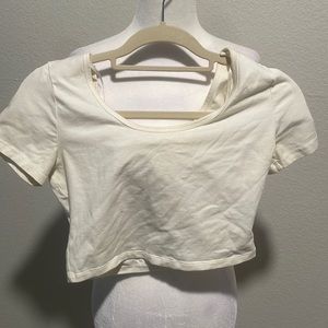 White forever 21 crop top